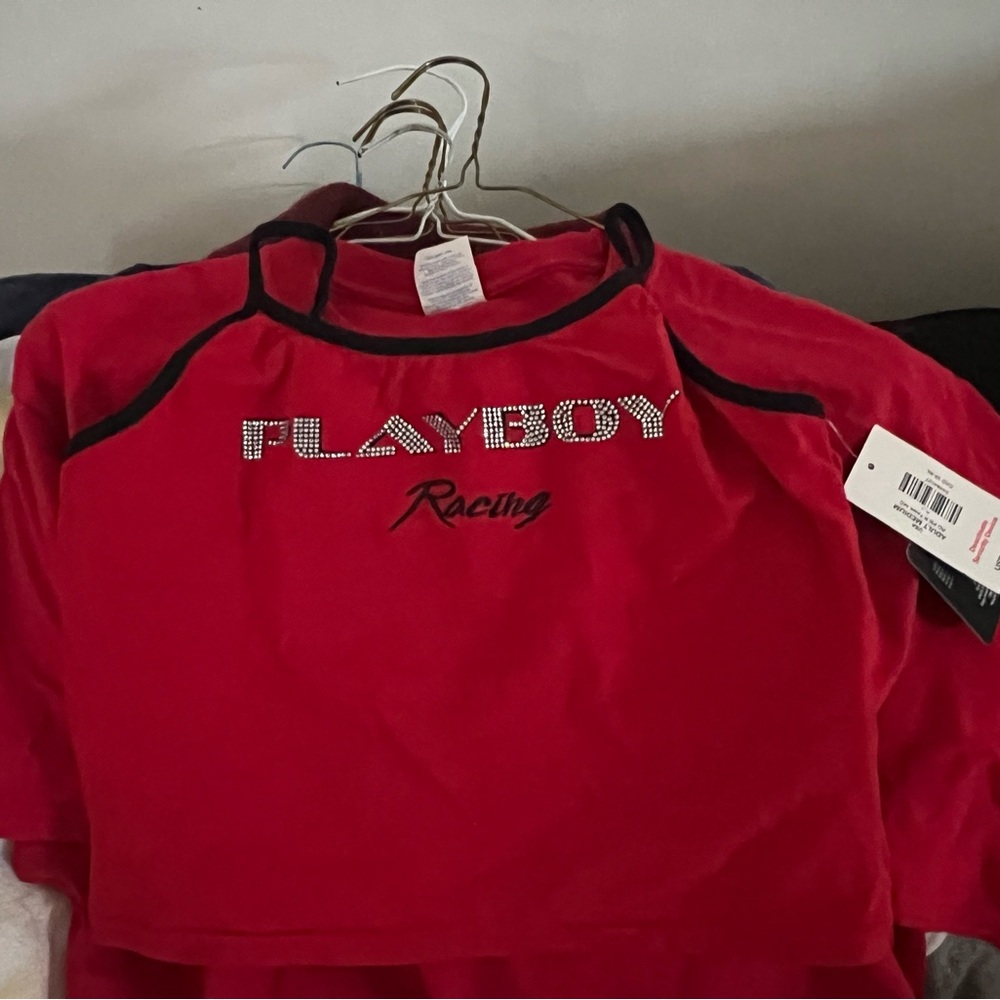Playboy Women’s Red Racing Shirt